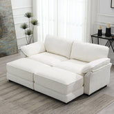 Bellemave® Modular Convertible Sectional Sofa Bed Set with Ottoman - Bellemave